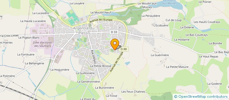 localisation de l'entreprise MONSIEUR PIERRE-ALEXIS ALLARD  ARGENTRE-DU-PLESSIS