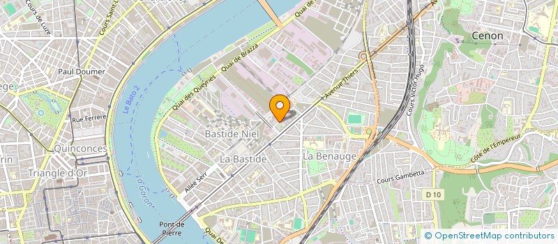 localisation de l'entreprise MONSIEUR PIERRE-ALEXIS BIDEAUX  BORDEAUX