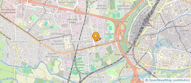 localisation de l'entreprise MONSIEUR PIERRE-ALEXIS FONTAINE  STRASBOURG