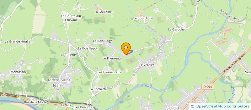 localisation de l'entreprise MONSIEUR PIERRE ALEXIS PERRIN  LA MOTTE-SAINT-JEAN