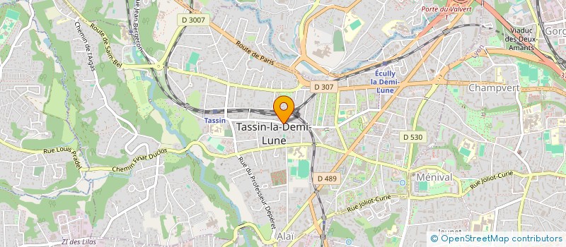 localisation de l'entreprise MONSIEUR PIERRE-ALEXIS SANNEJAN  TASSIN-LA-DEMI-LUNE