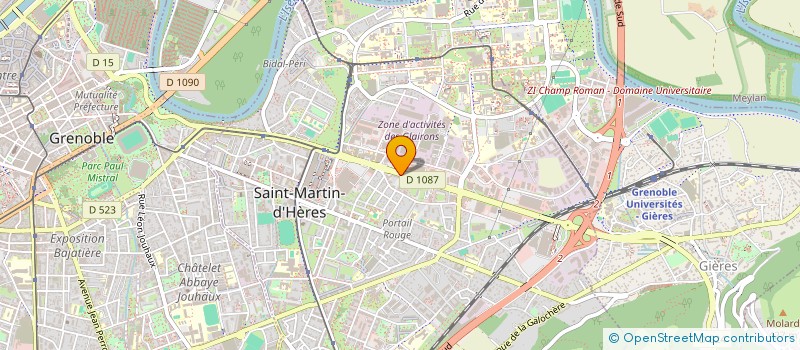 localisation de l'entreprise MONSIEUR PIERRE-ALEXIS VUILLOUD à SAINT-MARTIN-D'HERES