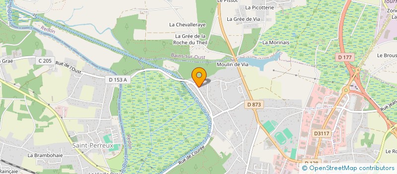 localisation de l'entreprise MONSIEUR PIERRE ALGRAIN  REDON