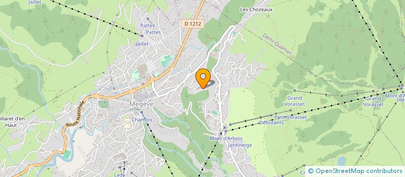 localisation de l'entreprise MONSIEUR PIERRE ALLABERT  MEGEVE
