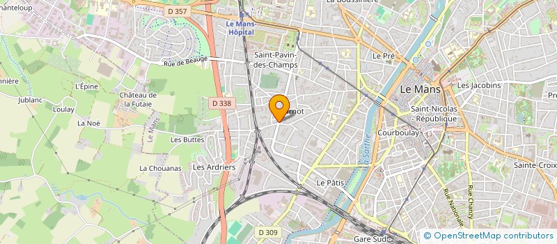 localisation de l'entreprise MONSIEUR PIERRE ALLAIN à LE MANS