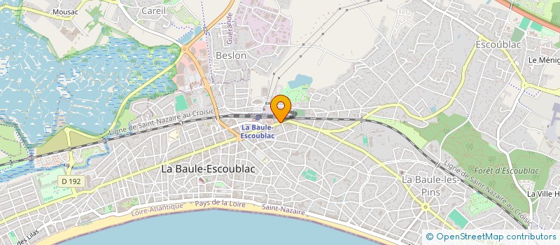 localisation de l'entreprise MONSIEUR PIERRE ALLAIN à LA BAULE-ESCOUBLAC