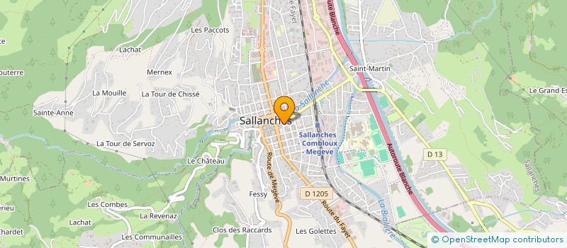 localisation de l'entreprise MONSIEUR PIERRE ALLOIN à SALLANCHES