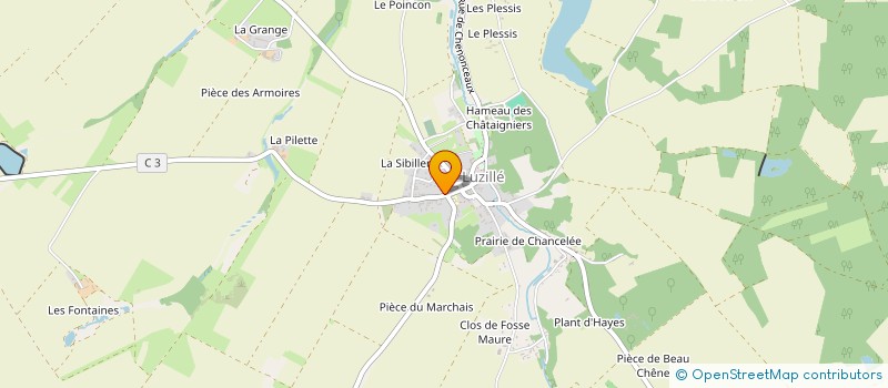 localisation de l'entreprise MONSIEUR PIERRE ALLOUARD  LUZILLE