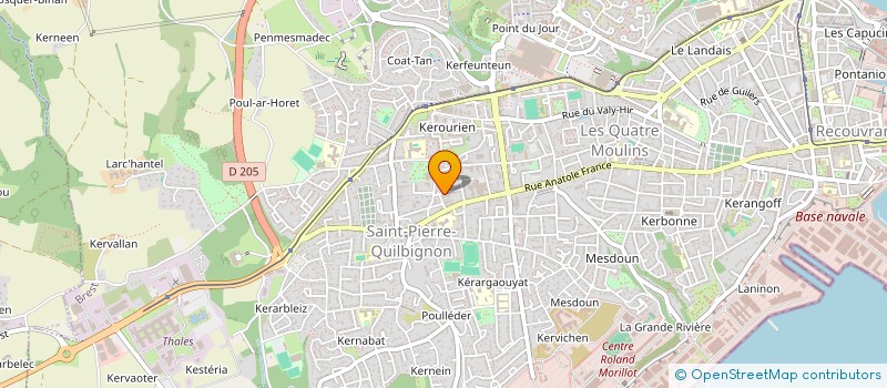 localisation de l'entreprise MONSIEUR PIERRE-ALPHONSE HAMANN à BREST