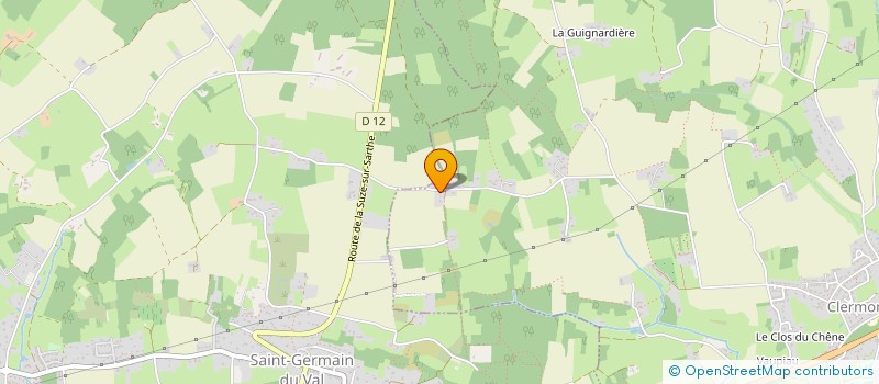 localisation de l'entreprise MONSIEUR PIERRE ALUSSE à BAZOUGES CRE SUR LOIR