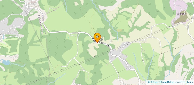 localisation de l'entreprise MONSIEUR PIERRE AMADOZ  SAINT-PEE-SUR-NIVELLE