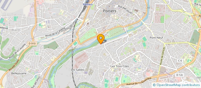 localisation de l'entreprise MONSIEUR PIERRE AMAR à POITIERS