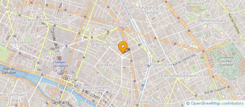 localisation de l'entreprise MONSIEUR PIERRE AMARD  PARIS