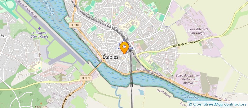 localisation de l'entreprise MONSIEUR PIERRE-AMAURY CHOPINAUD à ETAPLES