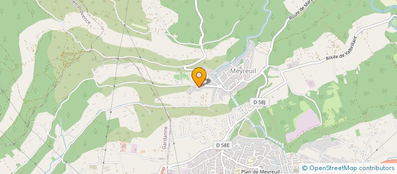 localisation de l'entreprise MONSIEUR PIERRE AMBROISE HENNEBERT  MEYREUIL