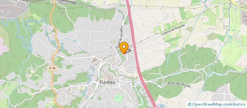 localisation de l'entreprise MONSIEUR PIERRE AMEDEO  FUVEAU