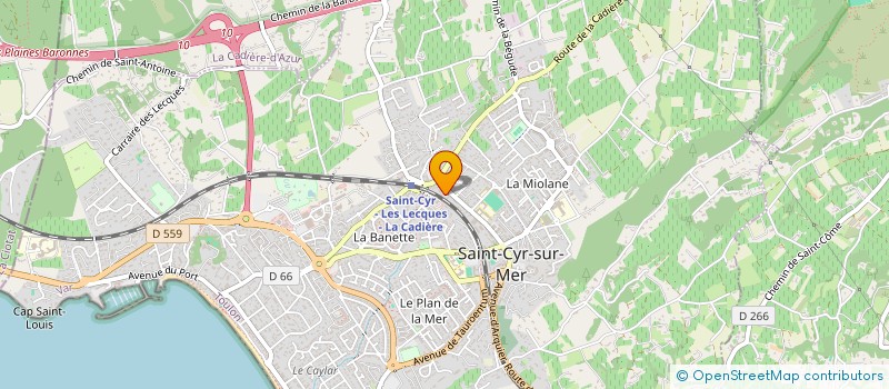 localisation de l'entreprise MONSIEUR PIERRE AMIC à SAINT-CYR-SUR-MER