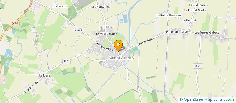 localisation de l'entreprise MONSIEUR PIERRE AMICE  SAINT-GUINOUX