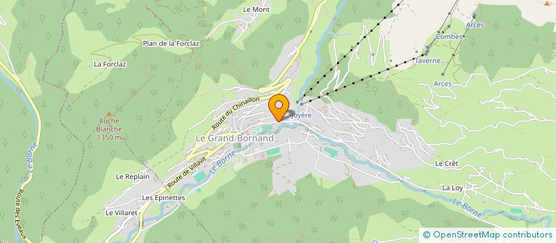 localisation de l'entreprise MONSIEUR PIERRE AMOUDRY à LE GRAND-BORNAND