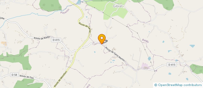 localisation de l'entreprise MONSIEUR PIERRE-ANDONI HAROTCHENA  GIBRET