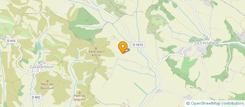 localisation de l'entreprise MONSIEUR PIERRE ANDRAUD  LA CASSAIGNE