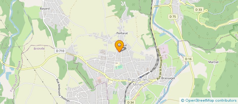 localisation de l'entreprise MONSIEUR PIERRE ANDRAUD à CHAMALIERES