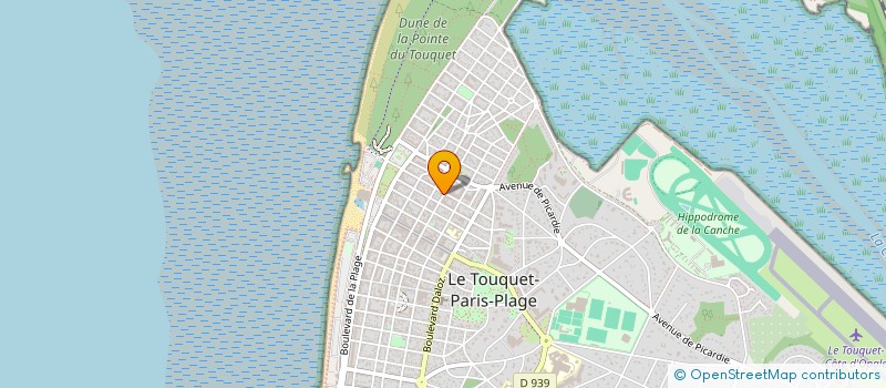 localisation de l'entreprise MONSIEUR PIERRE ANDRE  LE TOUQUET-PARIS-PLAGE