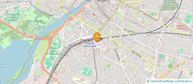 localisation de l'entreprise MONSIEUR PIERRE ANDRE à ANGERS