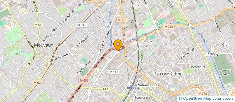 localisation de l'entreprise MONSIEUR PIERRE ANDRE  TOURCOING