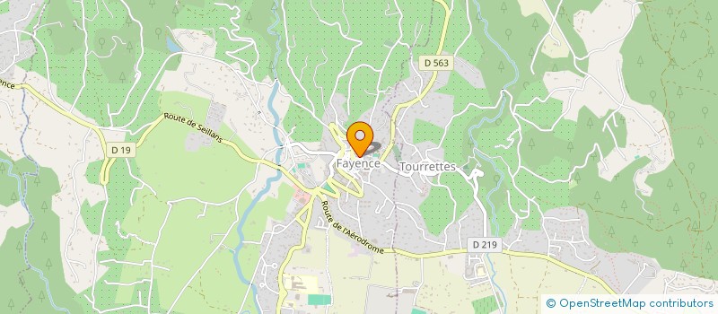 localisation de l'entreprise MONSIEUR PIERRE ANDRE  FAYENCE