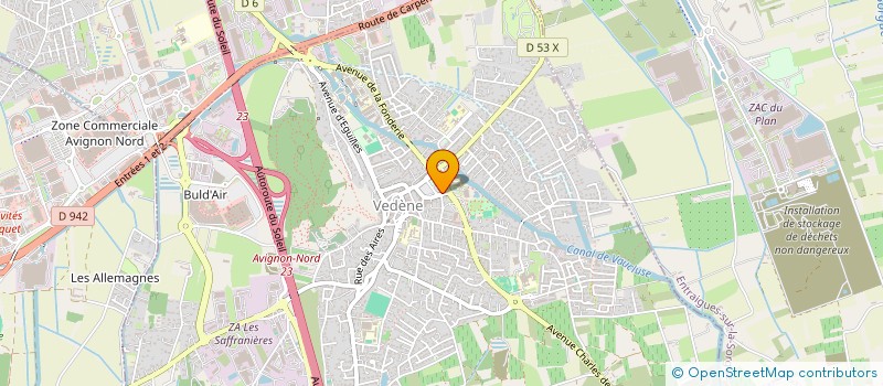 localisation de l'entreprise MONSIEUR PIERRE ANDRE BONNET  VEDENE