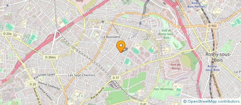 localisation de l'entreprise MONSIEUR PIERRE-ANDRE DUPUIS à MONTREUIL