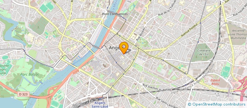 localisation de l'entreprise MONSIEUR PIERRE-ANDRE GRIPON à ANGERS