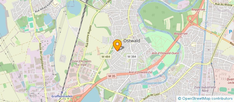 localisation de l'entreprise MONSIEUR PIERRE-ANDRE KERN  OSTWALD