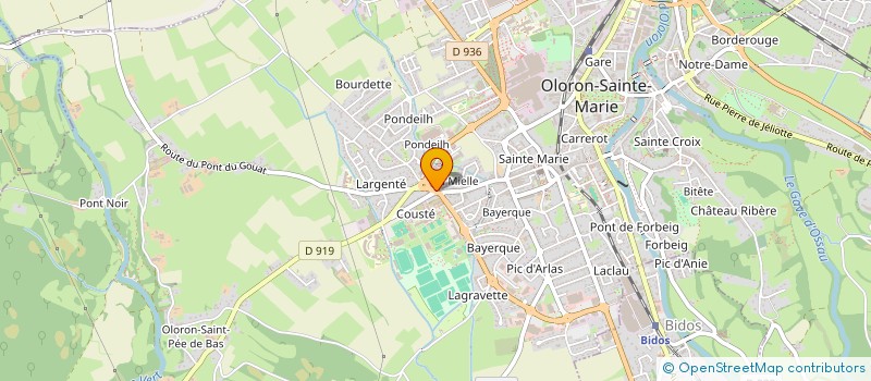 localisation de l'entreprise MONSIEUR PIERRE ANDRE LAFAIX à OLORON-SAINTE-MARIE