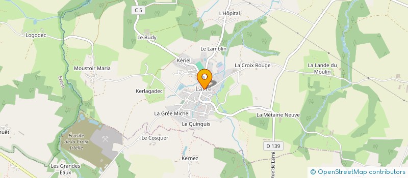 localisation de l'entreprise MONSIEUR PIERRE-ANDRE LE VIGOUROUX à LARRE