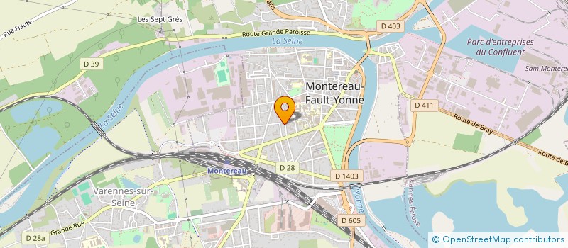 localisation de l'entreprise MONSIEUR PIERRE-ANDRE NICOLAS POINSIGNON à MONTEREAU-FAULT-YONNE
