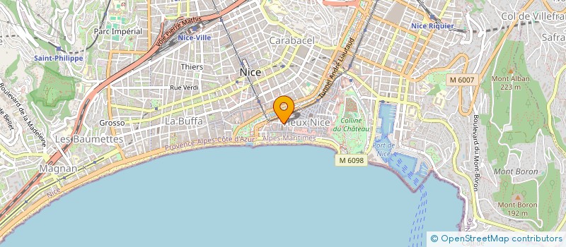 localisation de l'entreprise MONSIEUR PIERRE-ANDRE PICON  NICE