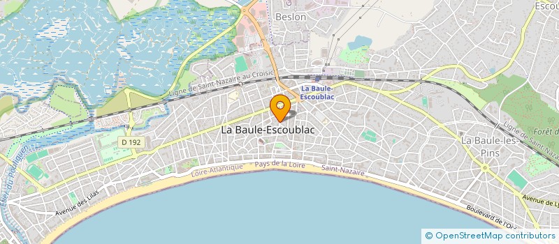 localisation de l'entreprise MONSIEUR PIERRE-ANDRE TREILLARD à LA BAULE-ESCOUBLAC