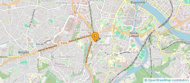 localisation de l'entreprise MONSIEUR PIERRE ANDRE TRUTTMANN  BAYONNE