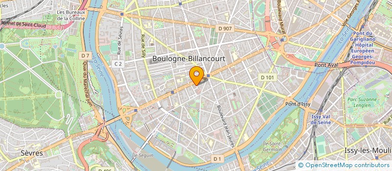 localisation de l'entreprise MONSIEUR PIERRE-ANDRE VACQUIER à BOULOGNE-BILLANCOURT