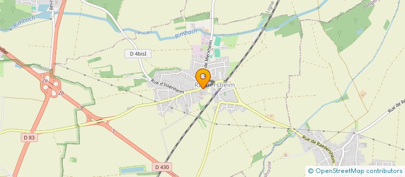 localisation de l'entreprise MONSIEUR PIERRE ANDRES  RAEDERSHEIM