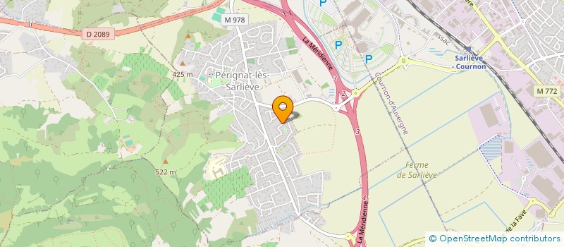 localisation de l'entreprise MONSIEUR PIERRE ANDRIEUX  PERIGNAT-LES-SARLIEVE