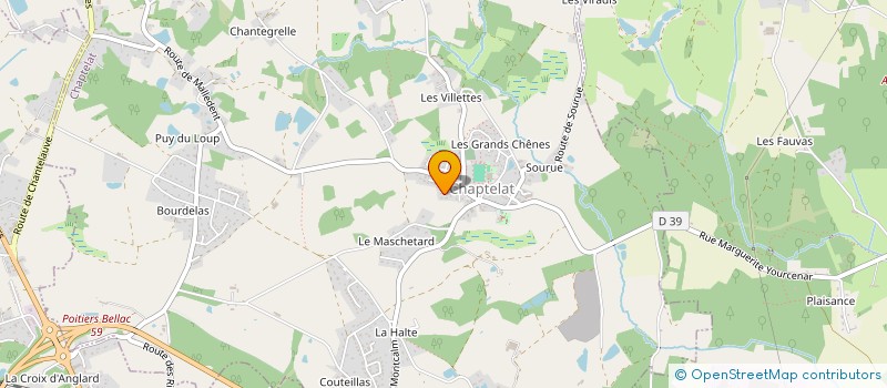 localisation de l'entreprise MONSIEUR PIERRE ANDRIEUX à CHAPTELAT