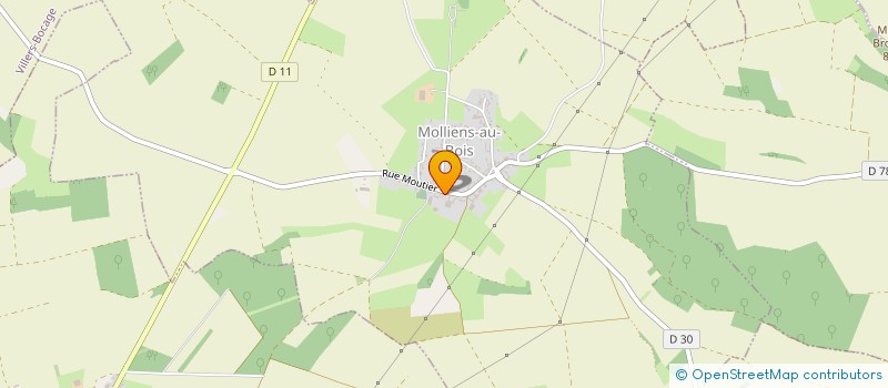 localisation de l'entreprise MONSIEUR PIERRE ANDRIEUX  MOLLIENS-AU-BOIS