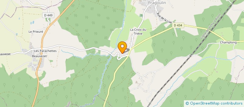 localisation de l'entreprise MONSIEUR PIERRE ANGOT  SAINT-SYLVESTRE-PRAGOULIN