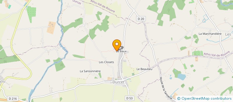 localisation de l'entreprise MONSIEUR PIERRE ANGUE à DURCET