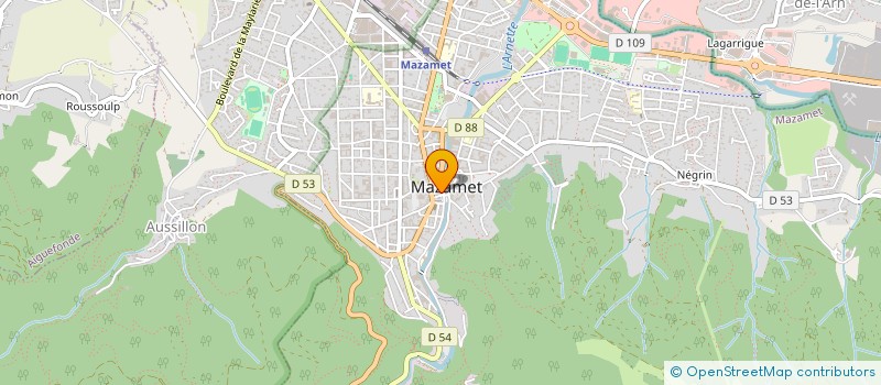 localisation de l'entreprise MONSIEUR PIERRE ANOUILH à MAZAMET