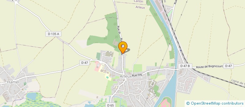 localisation de l'entreprise MONSIEUR PIERRE ANSART  ARLEUX