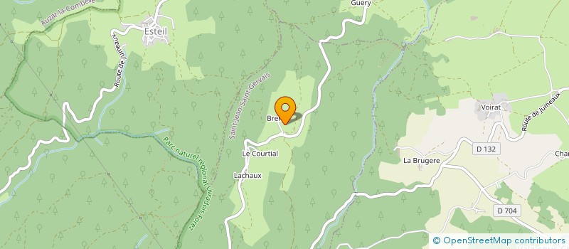 localisation de l'entreprise MONSIEUR PIERRE-ANTHONY ARNAUDON  SAINT-JEAN-SAINT-GERVAIS